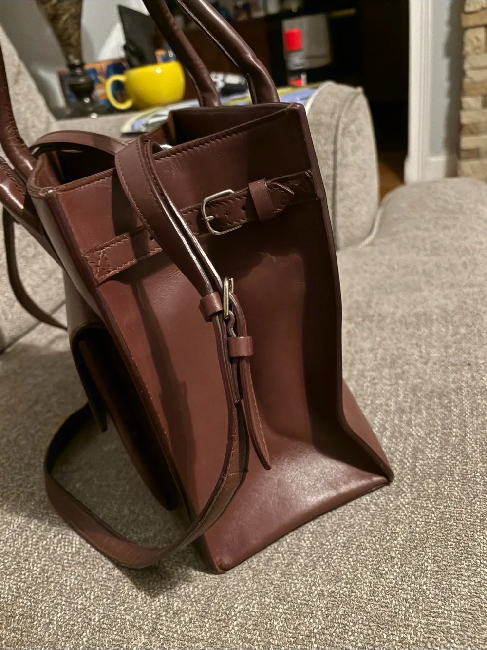 Balenciaga burgundy Satchel